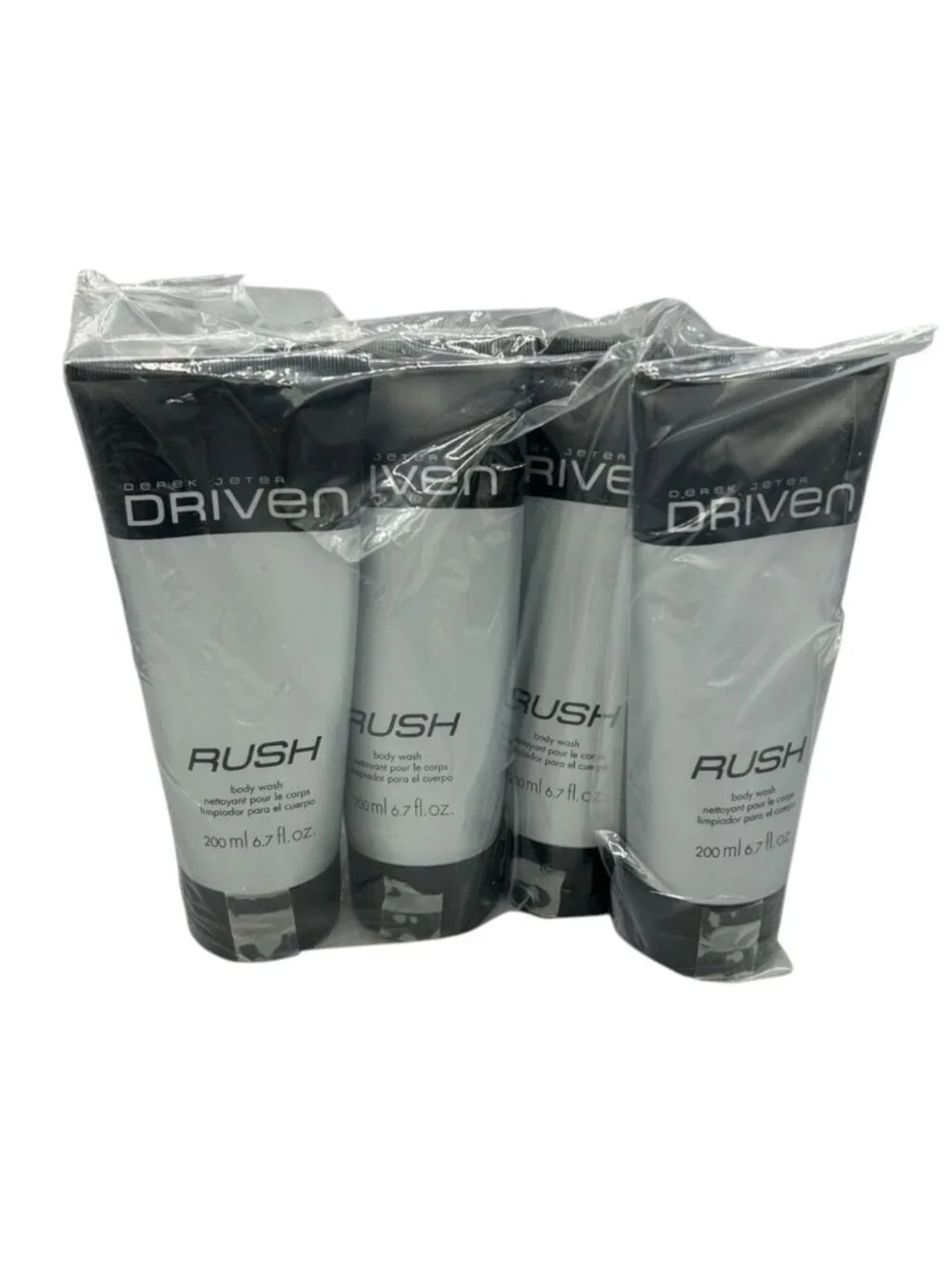 Avon Derek Jeter Driven Rush Body Wash 4 Pack Sealed Discontinued